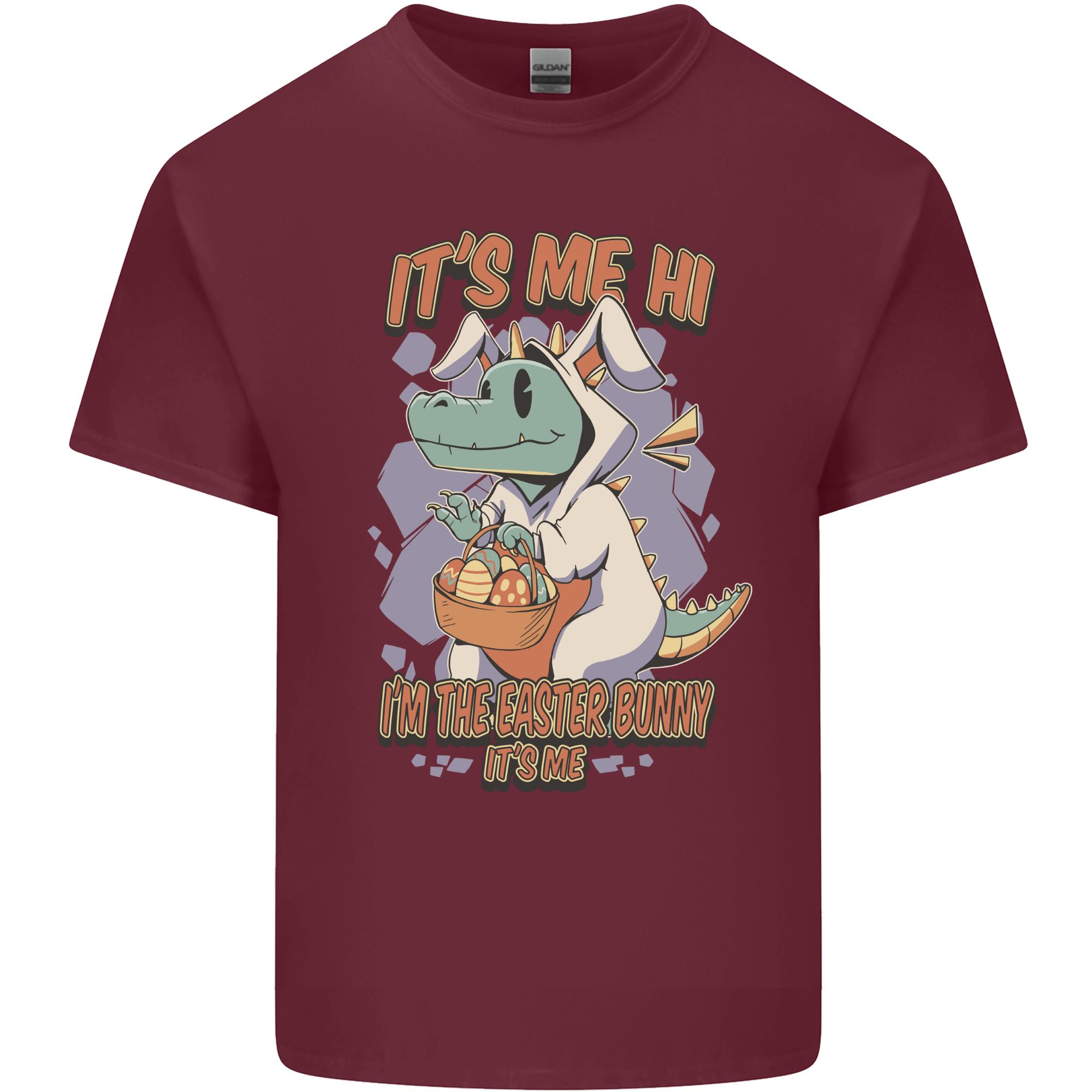 TRex Its Me Im the Easter Bunny Funny Egg Unisexs Light Cotton TShirt S