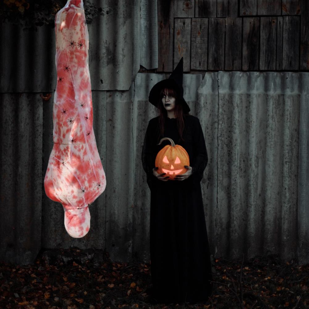 1 PC nafukovací falešná mrtvola Strašidelný závěsný halloweenský dekor Venkovní strašidelná mrtvola v tašce Hallowmas Strašidelný Haunted House Prop