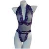 Sheer Temptation Lingerie Set - Women's Nightclub One-Piece Pajama