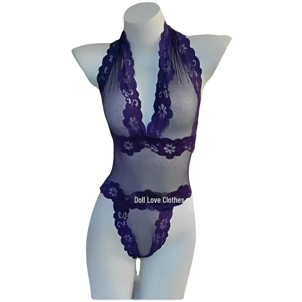 Sheer Temptation Lingerie Set - Women's Nightclub One-Piece Pajama