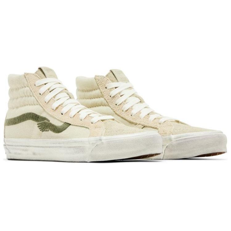 Vans Sk8-Hi Reissue Notre Bone White Unisex Sneakers VN000CR0BWQ1