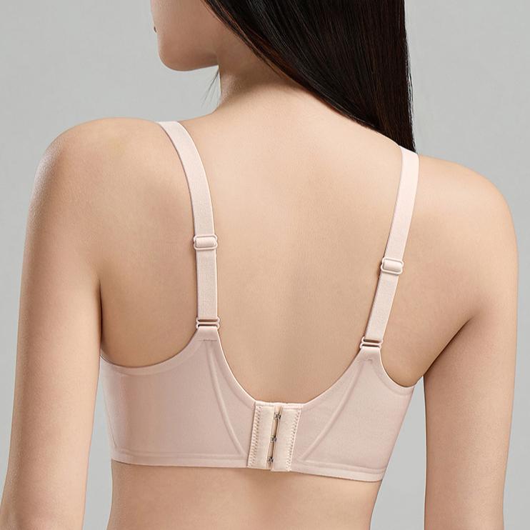 Simple and Elegant Bra with Sexy No Underwire No Scar Smooth Surface Comfortable for Women Gathering and Supporting Bra Push Up Bra