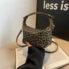 Exquisite Leopard Print Shoulder Compact Simple Faux Suede Versatile Hot Girl Style Bags for Women Fashion