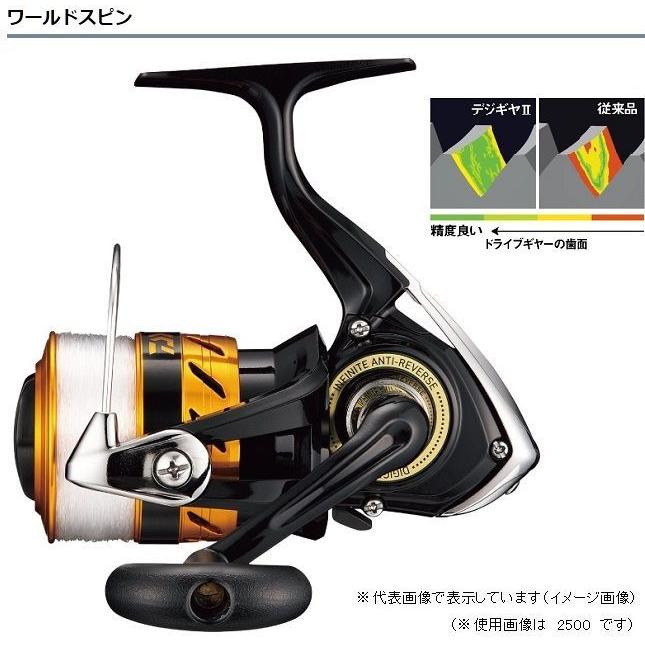 Used Daiwa reel 17 world spin 2500 spinning reel