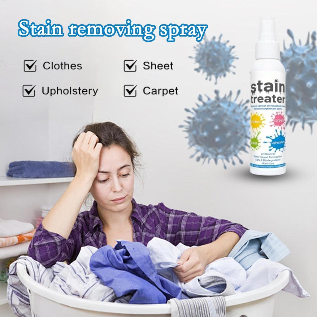 Clothes Stain Remover 120ml Ink Remover Spray Ink Marker Carpets Instant Spot Remover For Fabric Clothes Carpet Laundry