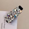 Exquisite Rhinestone Hair Clip Small Size Acetate Duckbill Hairpin For Women Girls Bangs Ponytail Holder Daily Headwear