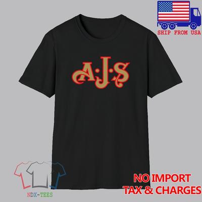 A.J.S Motorcycle Men#039;s Black Size  Unisex T-Shirt