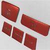 5pcs Fits For Toyota Camry 2018- Red Gear P Gear Brake Hold Frame Cover Trim