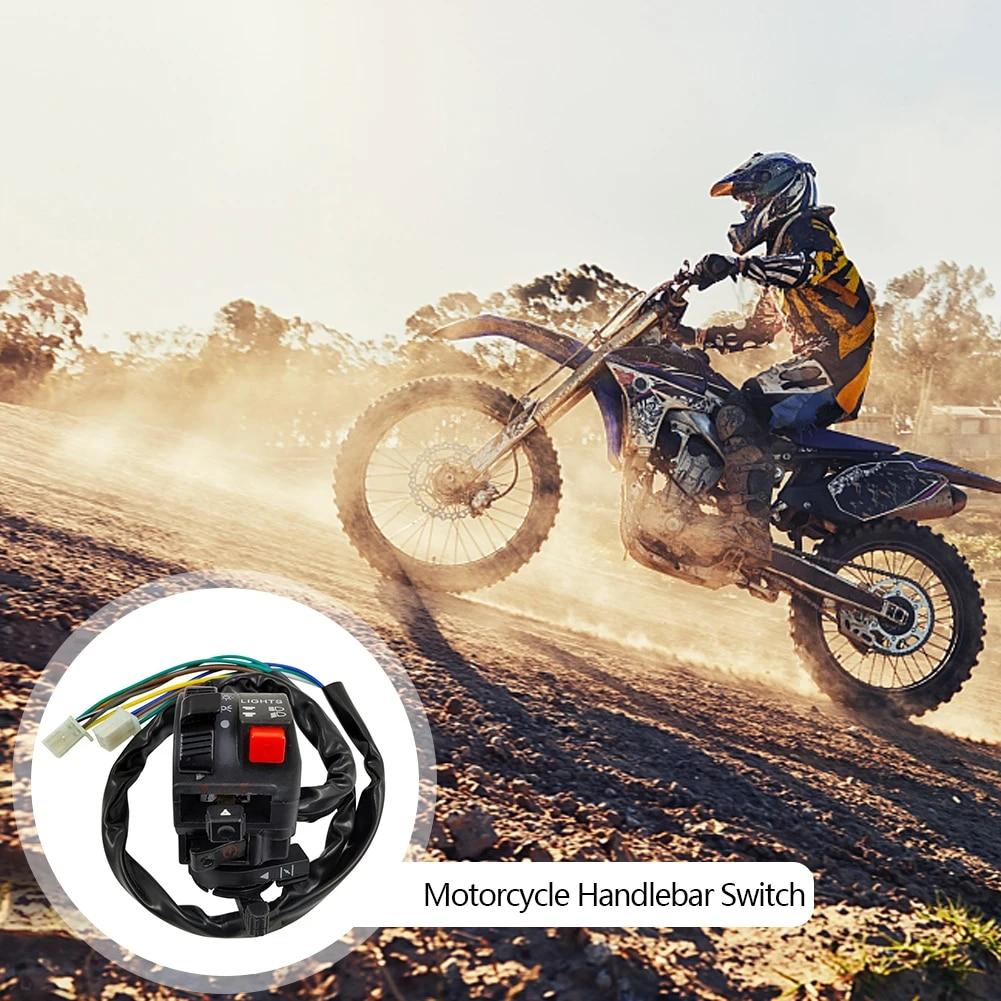 7/8" 22mm Motorcycle Handlebar Multi-function Kill Start Light Choke Switch Assembly For 70cc 90cc 110cc 125cc Quad ATV Buggy