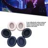 1Pair Earpads Protein Leather Ear Pad Ear Cushions Cover Memory Foam Earmuffs for Life Q30/Q35 Headsets