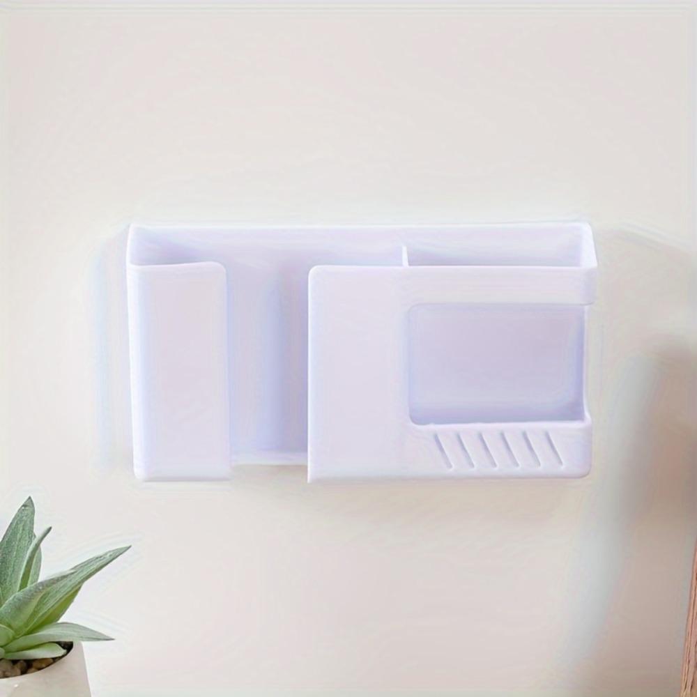 11pc Wall Mounted Storage Bracket, Remote Control Storage Box, Simple Wall Mounted Home Wall Mount Remote Control Holder,