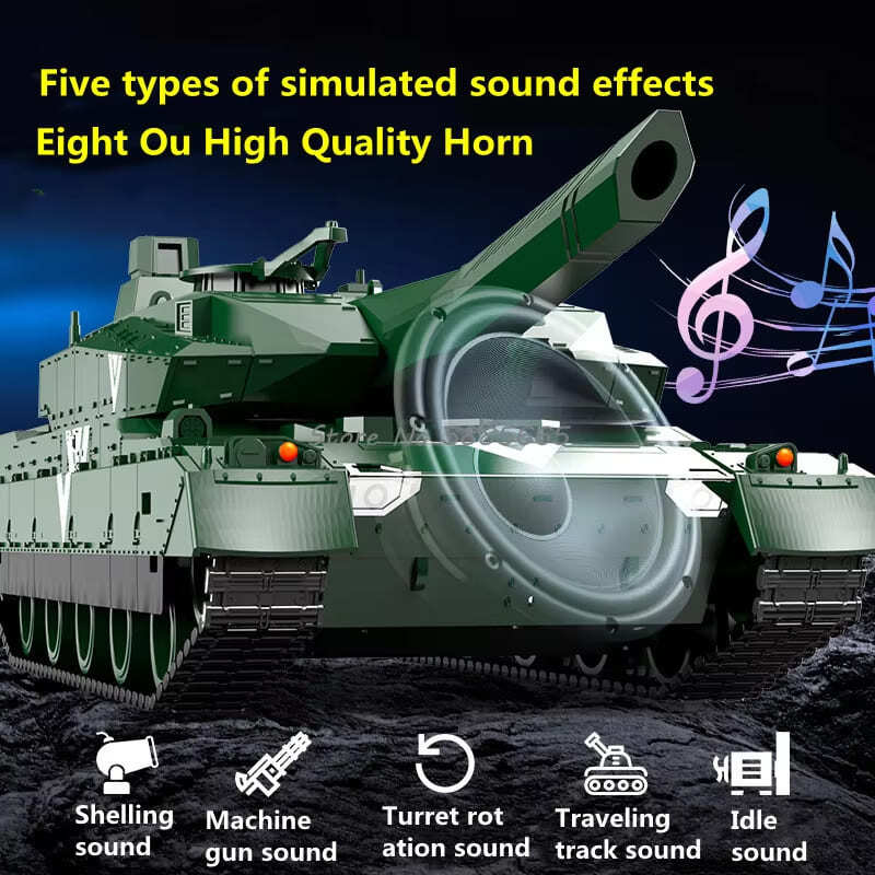 Neuer ferngesteuerter Panzer mit Gestenerkennung und Dualmodus zum Abfeuern einer Wasserbombe, um 330 ° drehbarer Geschützturm, Rückstoß in 60 Minuten, LED-Beleuchtung, RCTank, Geschenkspielzeug für Jungen