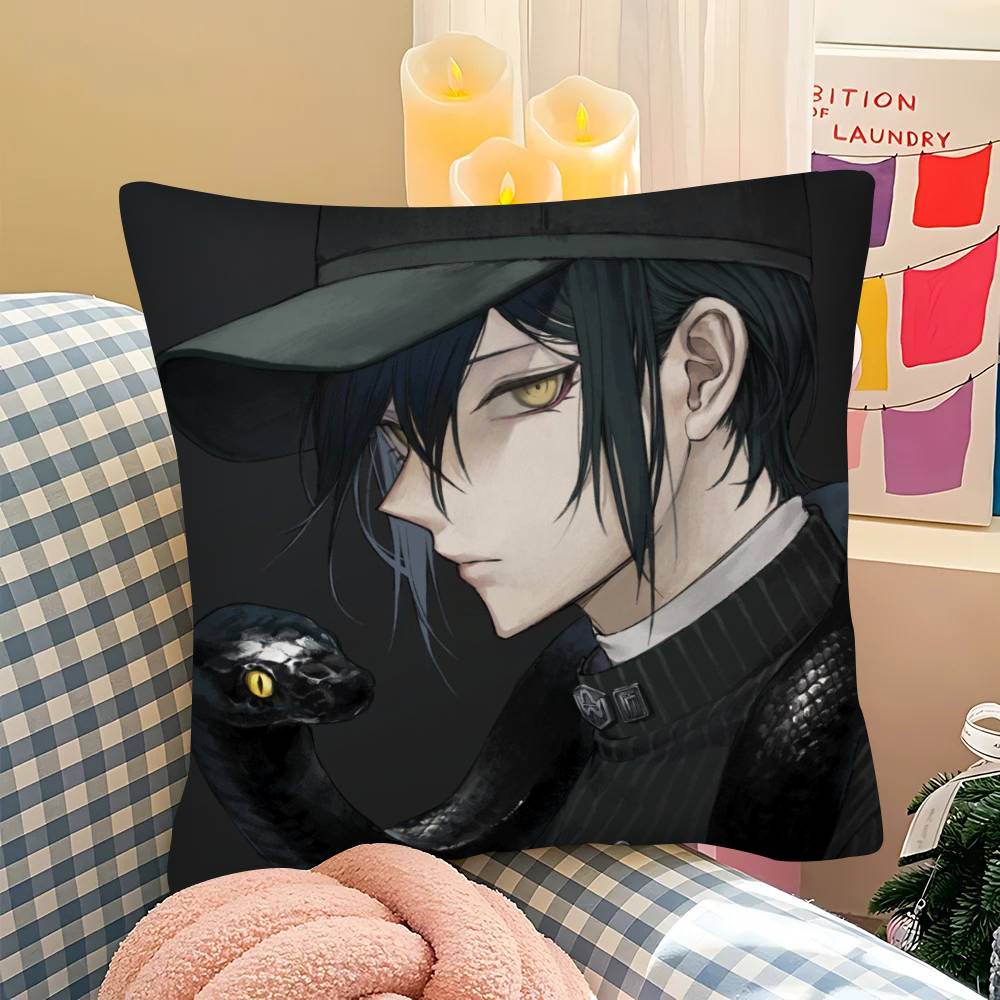 1Pc P-Shuichi Saihara Pillow Case Fashion Square Pillowcase Bedroom Sofa Room Ins Decoration Leisure