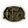 Double Eagle Tribal Bull Skull Belt Buckle - Retro & Stylish 4.0
