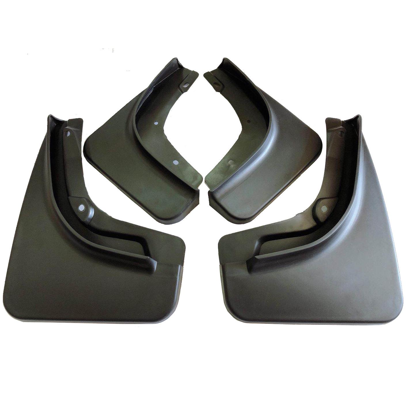 

Compatible Mud Flaps for 17 Compass 1.4T Models - Car Modification Plastic Tire Guards 32x26x10 cm чёрный