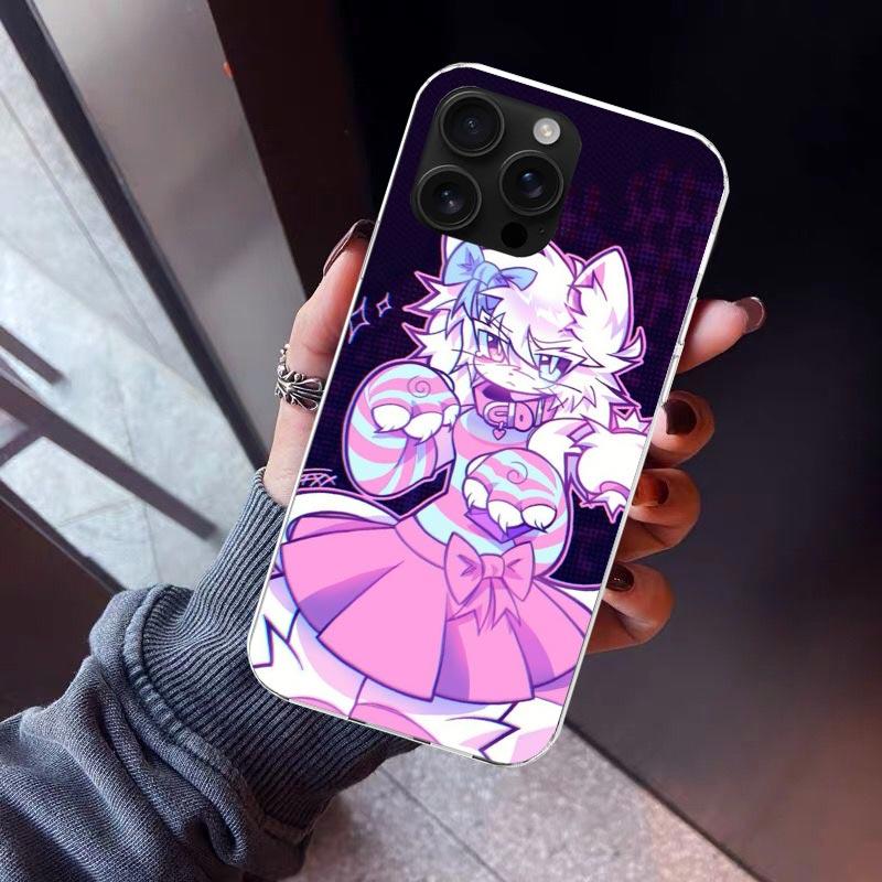 Boykisser Cat Phone Case For iPhone 17 Air 16 15 Pro Max 14 Plus 13 Mini 12 11 Cover 7 8 SE Silicone Shell Print Fundas 17 Air 1