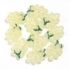 10pcs/lot Plated Colored Acrylic Beads Cute Grape Shaped Big Hole Loose Spaced Beads For DIY Headwear Hairpins Decor Accessories