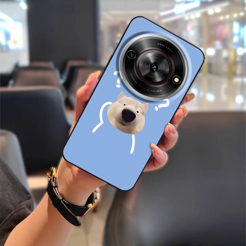 Dirt-resistant Cartoon Phone Case For ZTE Blade A75 5G/Nubia Focus 5G/Calf 5G Phone Pouch Soft case Fashion Design Cute
