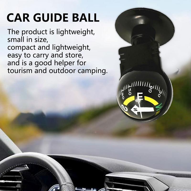 Automotive Compass Car Dashboard Compass Ball Adjustable High Precision Navigation Hiking Direction Pointing Guide Ball For Ship