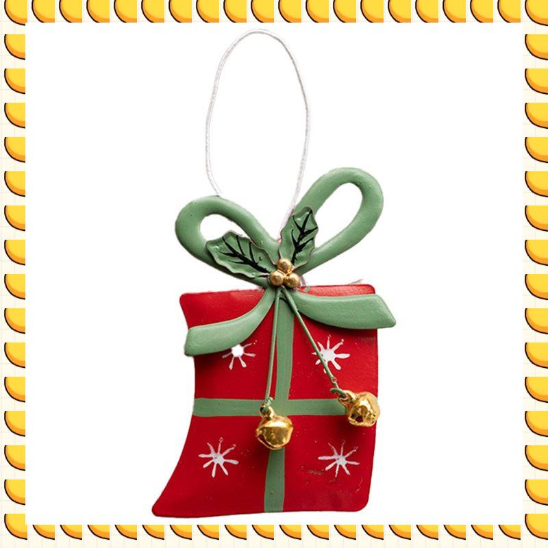 

BAAU Wrought Iron Christmas Tree Pendant Star Bell Christmas Party Home Decoration Pendant