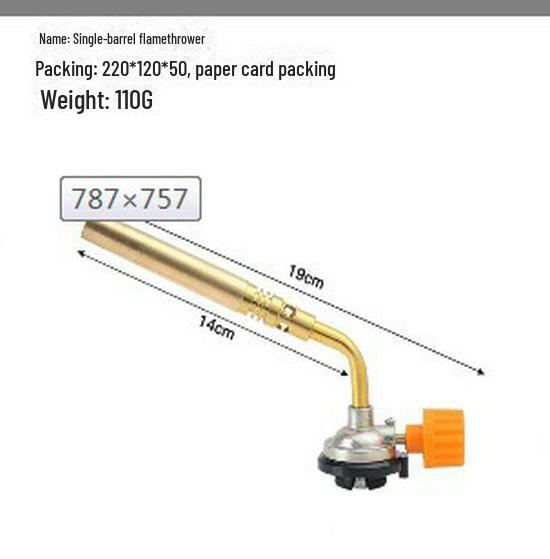 

Портативный высокопрочный наружный сварочный и газопламенный распылитель Single barrel flamethrower