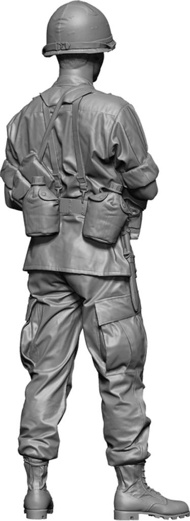 H3 Models 1/35 Scale Modern American Vietnam Rifleman 3D Printer Kit HS35098 (Person)