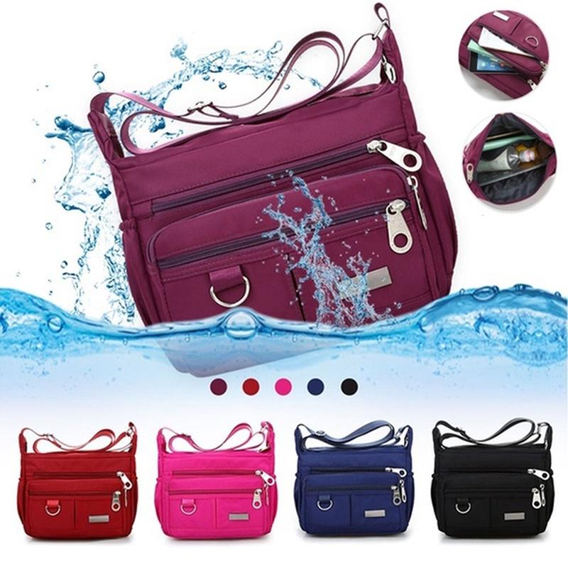 Gcroet Borsa A Tracolla Donna In PU Impermeabile – Multi-tasche Con Cerniera, Capiente E Leggera Per Ogni Giorno