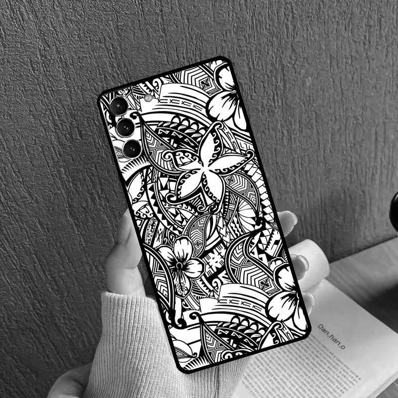 Polynesian Pattern Design Phone Case For Samsung Galaxy S26 S25 S24 S20 S21 S22 S23 Ultra S10 Plus S24 FE S25 FE Cover