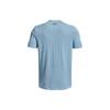 Under Armour T Shirts Men's Blue Crew Neck Moderate Straight Fit 1373724-490