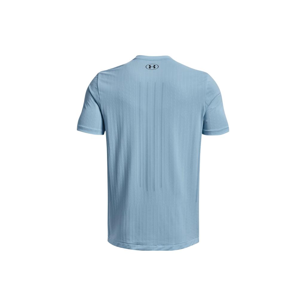 Under Armour T Shirts Men's Blue Crew Neck Moderate Straight Fit 1373724-490