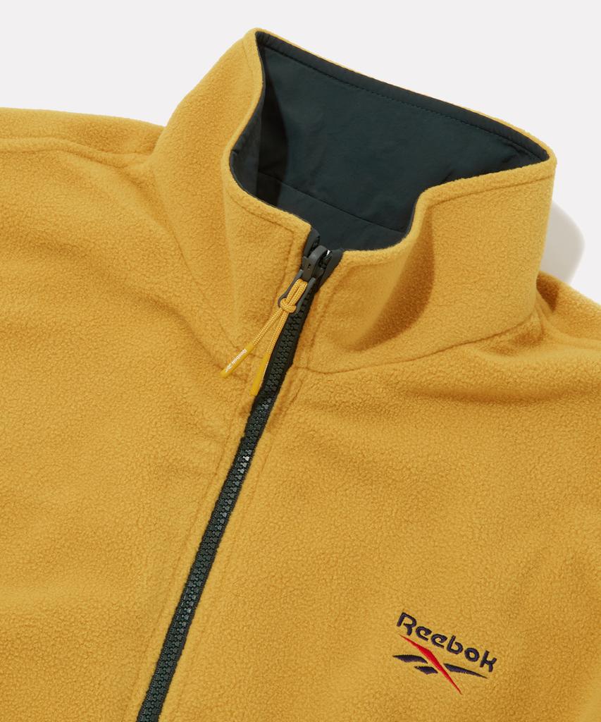 Reebok Fleece Reversible Jacket - Mustard:Khaki