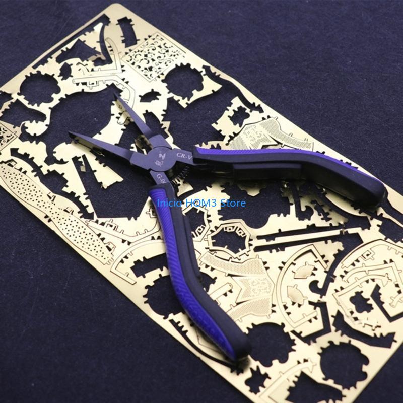 A5YD Flat Nose Pliers for Jewelry Making, Multifunction Flat Nose Pliers Hand Pliers Toothless Flat Mouth Cutting Tool China Mainland