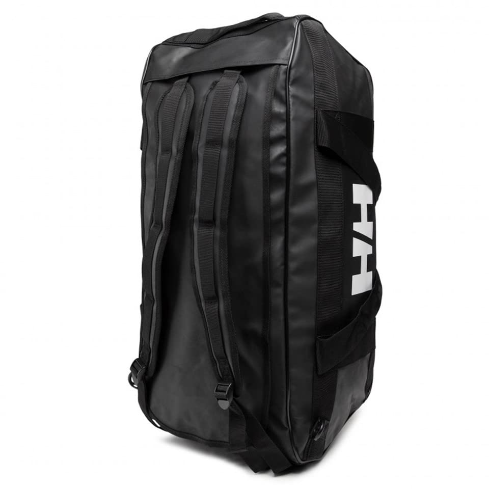 Helly Hansen Scout Duffel Backpack (50L, Black) - Large Capacity, Waterproof, and Perfect for Travel and Training Camps.