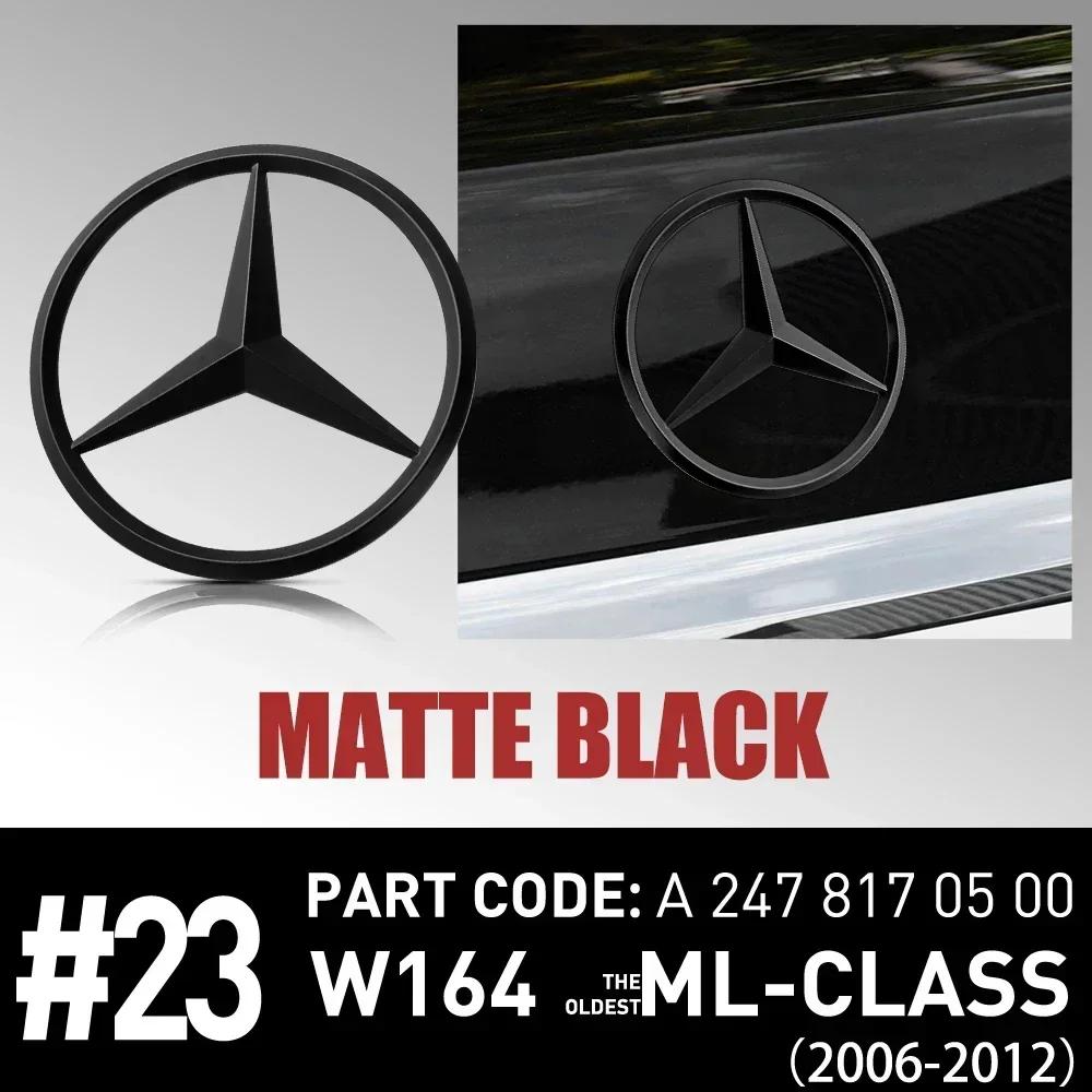 

C200 E300 Hot 2026 Car trunk logo badge sticker 3D ABS rear decal is suitable for Mercedes-Benz old ML class 350 450 550 W164 20