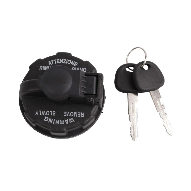 Locking Fuel Tank Cap Universal Replace with 2 Keys Lockable Diesel Trucks Plastic Cars Fuel Tank Cap Locking Fuel Cap Cover