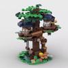 Compatible Building Blocks MOC-126557 Mini Tree House Classic Winter Kids Assembly Toy Construction Gift