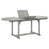 VidaXL Garden Table Grey 200x100x74 Cm Solid Acacia Wood