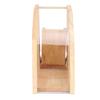 Solid Wood Coffee Filter Storage Rack Fan Shaped Coffee Filter Organizer  Household Countertop