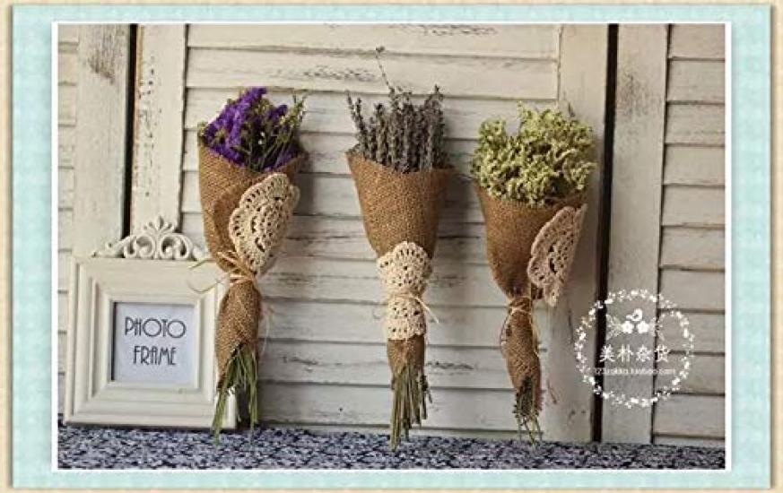 Kouso 10 Coasters, Antique Lace Style, Country Style, Blanche Doily, Beige, Cotton Crochet, Hand-Knitted, Absorbent, Washable (Pack of 10)