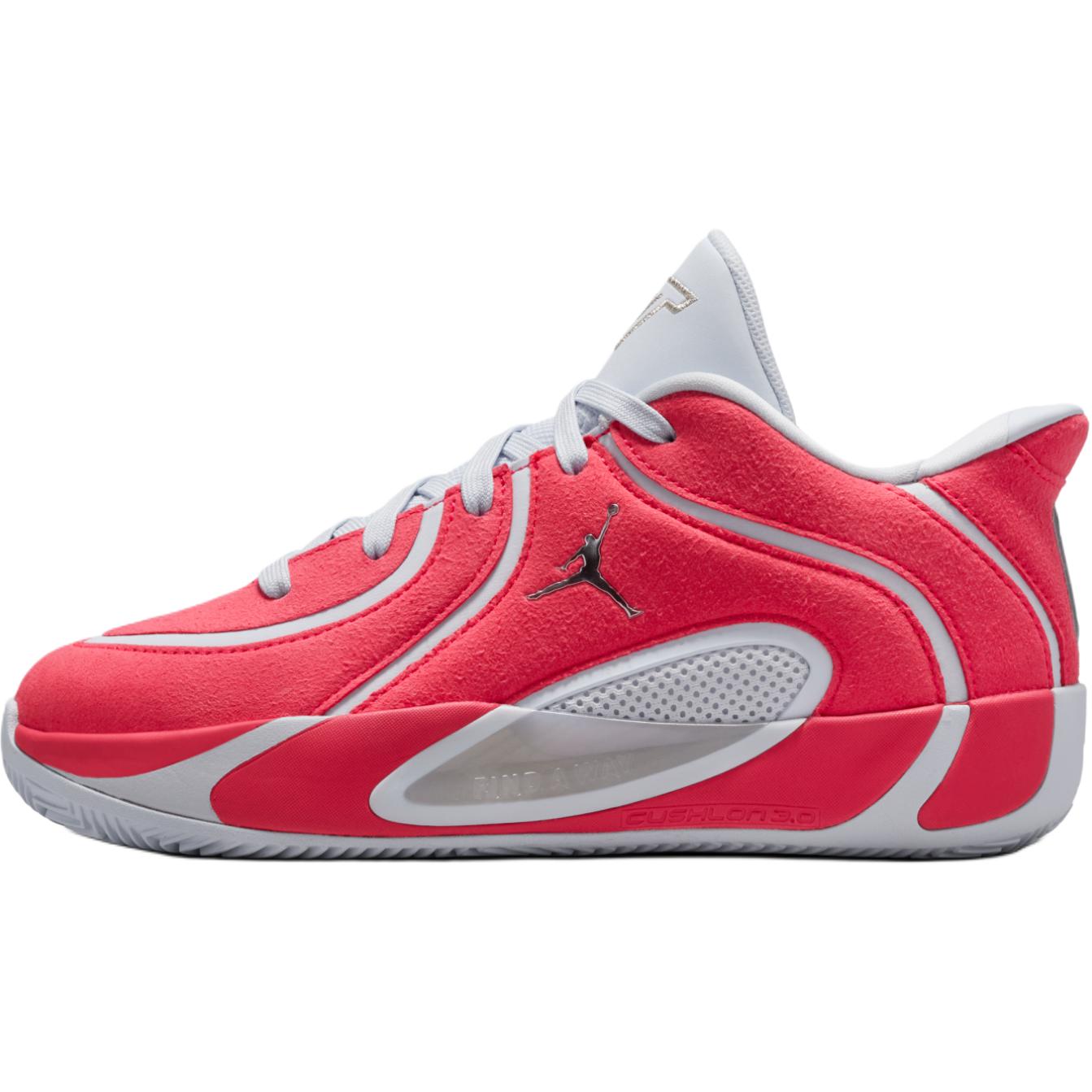 

Jordan Tatum 4 Rebound Low top Children s Basketball Shoes Red Gray Unisex IO9603-600 40