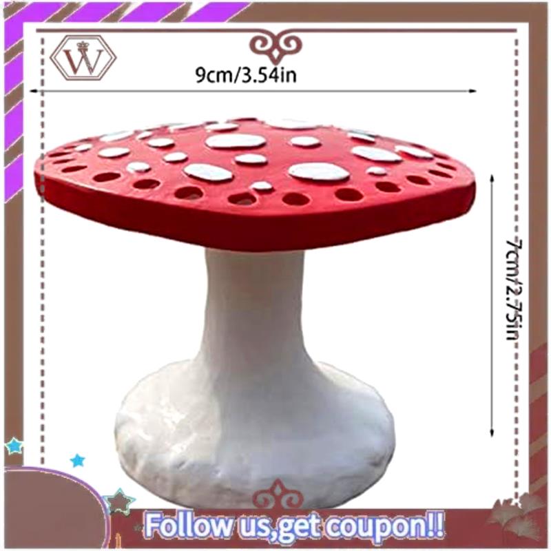 Mushroom Earring Holder Earrings Storage Shelf Durable Cute Resin Ring Pendant Jewelry Holder