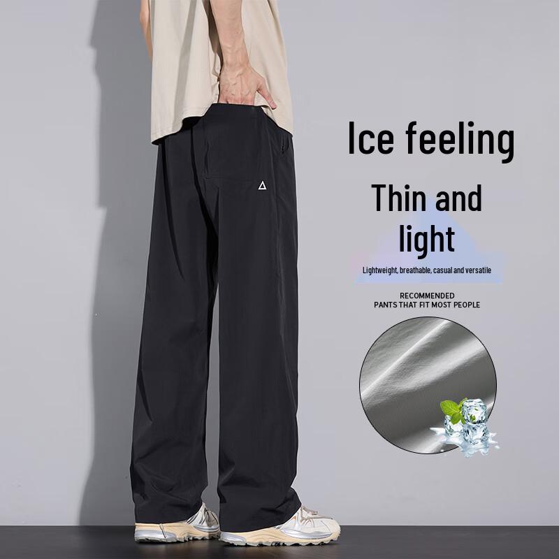 

VUUG Men s Quick-Dry Loose Straight Cargo Pants 4XL