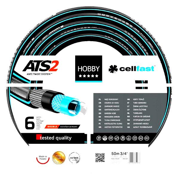 Cellfast Wąż Ogrodowy Hobby Ats2 Rozmiar: 3/4" Długość: 50 M
