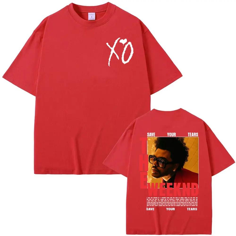 

RB Pop Singer The Weeknd After Hours Til Dawn Europe 2026 Graphic TShirt Unisex Vintage Harajuku Style Short Sleeve Top S
