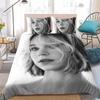 Emma M-Myers American Actress Duvet Cover Set Home Style Bedding Soft Laundry Cotton Bed 3 Piece Set Student Dormitory Gift