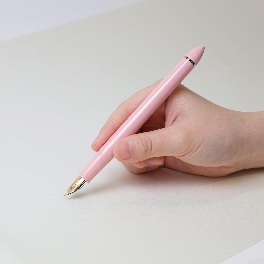 Sailor Pen DE Fountain Pen for Writing Calligraphy Pearl Pink "Fude Mannen" [New Specifications] 12-0150-031