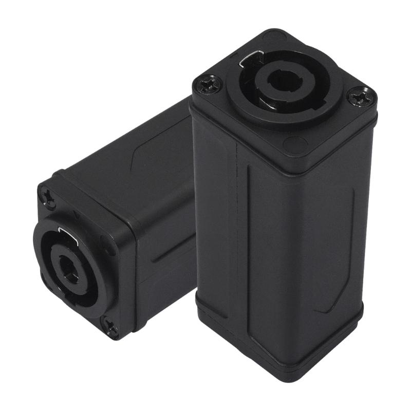 Powerful 4Pin Speaker Cable Coupler NL4FC Female To Female Adapter For Amplifiers And Auditory Systems Secure NL4MMX