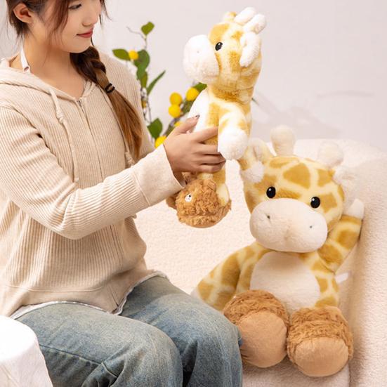 Cute Dream Deer Plush Toy 50cm/70cm Soft Stuffed Animal Doll Elk Home Decor Christmas Gift for Girls Boys