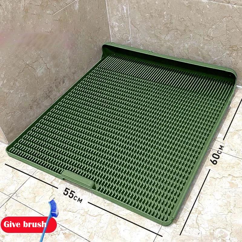 Pet Litter Mat Puppy Spliceable Scraper Toilet Mat Portable Cat Training Supplies Cleaner Dog Paws Bathroom Dog Accessories