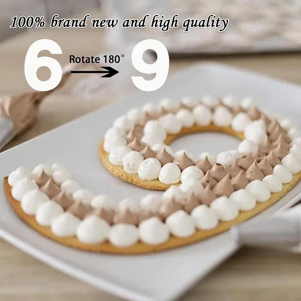 Large Number Stencils Set, Number Cake Stencils & Templates (12 Inch)